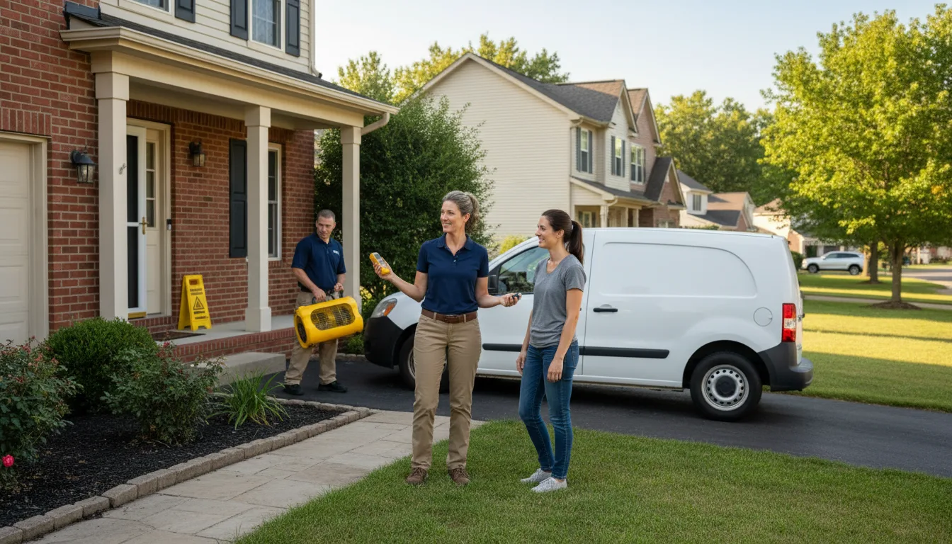 Water restoration image for Water Damage & Restoration Services in Brownstown, IN